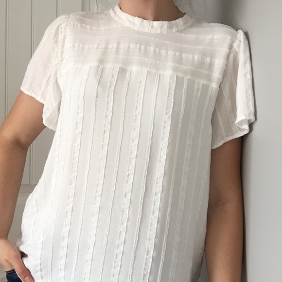 LOFT Tops - NWT Loft Crew Neck Blouse